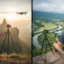 How to film travel vlogs alone with a tripod and drone 2026