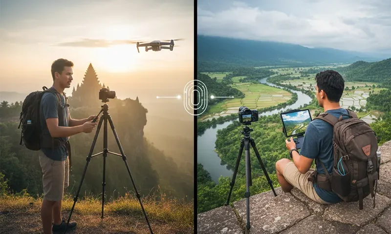 How to film travel vlogs alone with a tripod and drone 2026