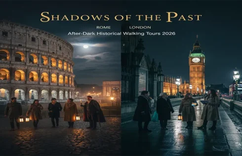 Shadows of the Past: The Best After-Dark Historical Walking Tours in Rome and London 2026